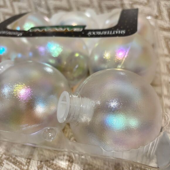 9 Vintage Barcana Clear Iridescent Light Covers Shatterproof 80mm Canada Made - Picture 8 of 10